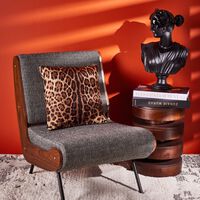 dolce gabbana casa silk twill pillow brown