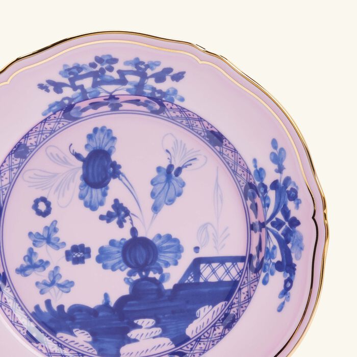 ginori 1735 antico doccia dessert plate round pink 21cm