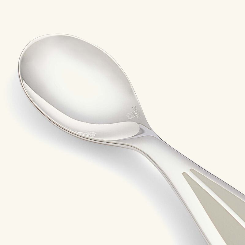 christofle quartz talisman baby spoon white