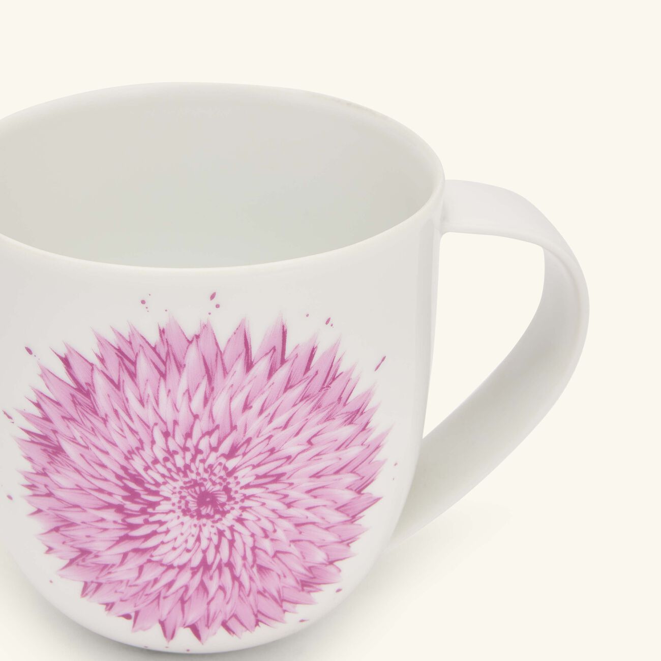 bernardaud in bloom mug pink