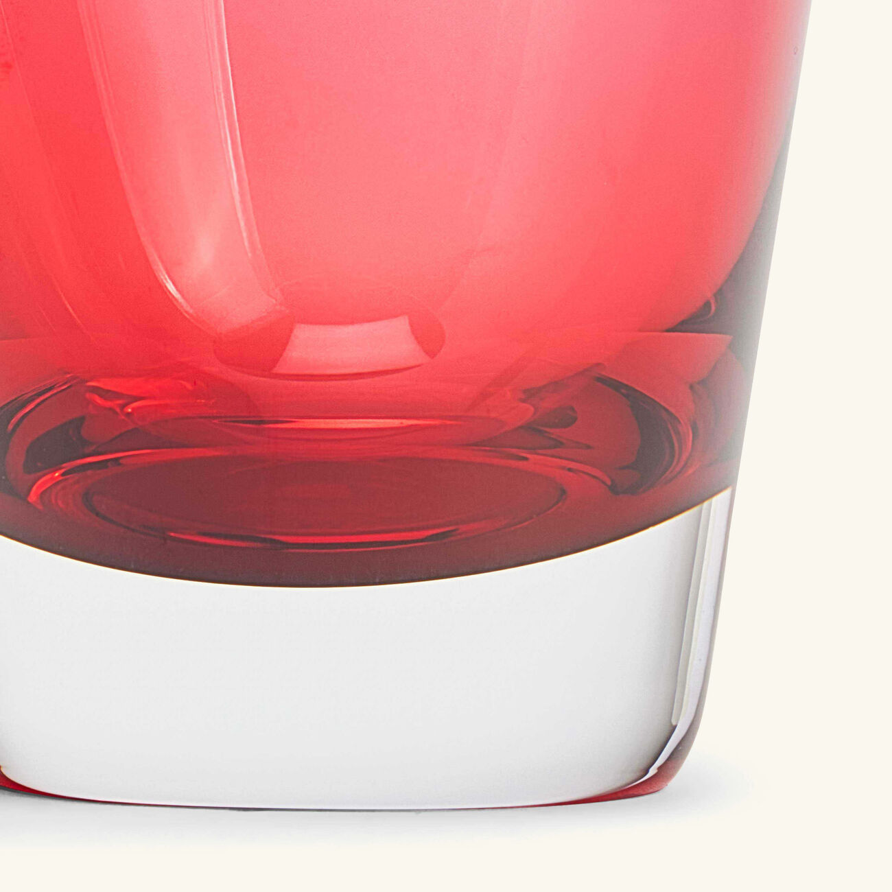 baccarat mosaique drinking glass red set of 2