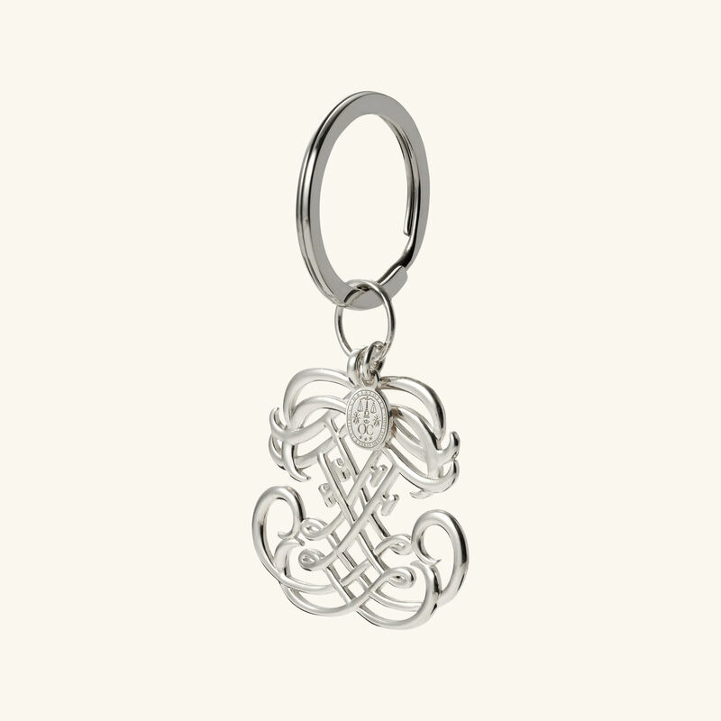 Mavelot EE Key Chain Sterling Silver christofle mavelot ee key chain sterling silver