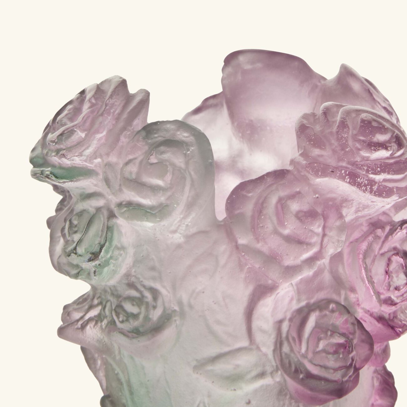 Green & Pink Mini-Vase Rose Passion daum green pink mini vase rose passion