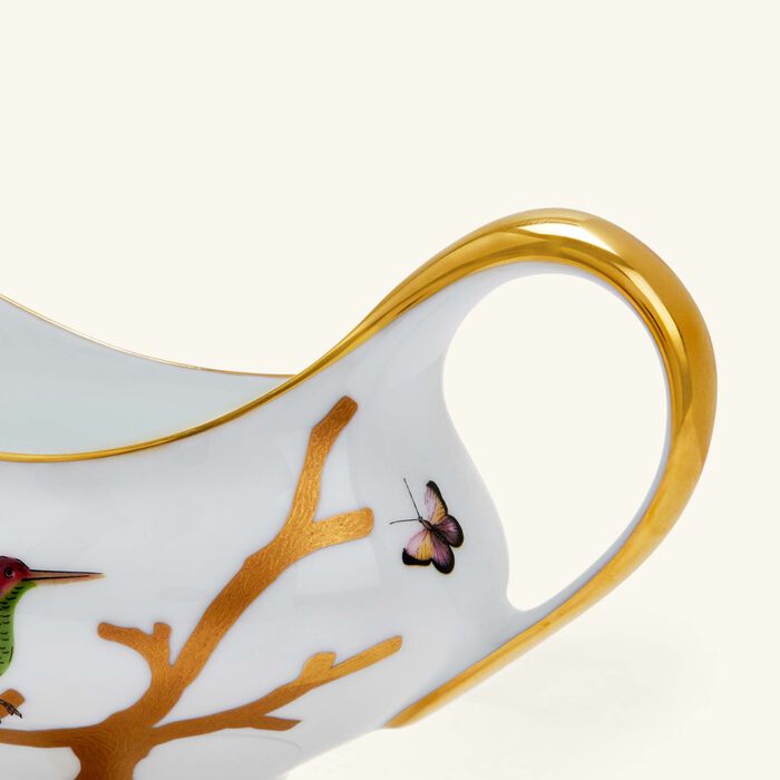 Aux Oiseaux Gravy Boat Gold bernardaud aux oiseaux gravy boat gold