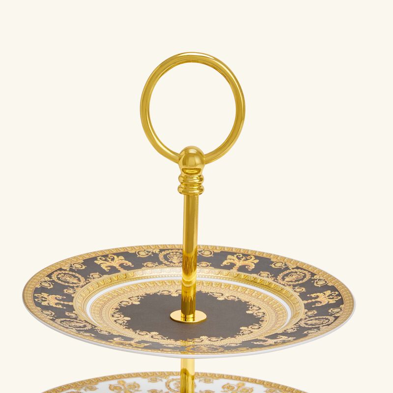 I Love Baroque Etagere Cake Stand 3 Tier Black versace i love baroque etagere cake stand 3 tier black
