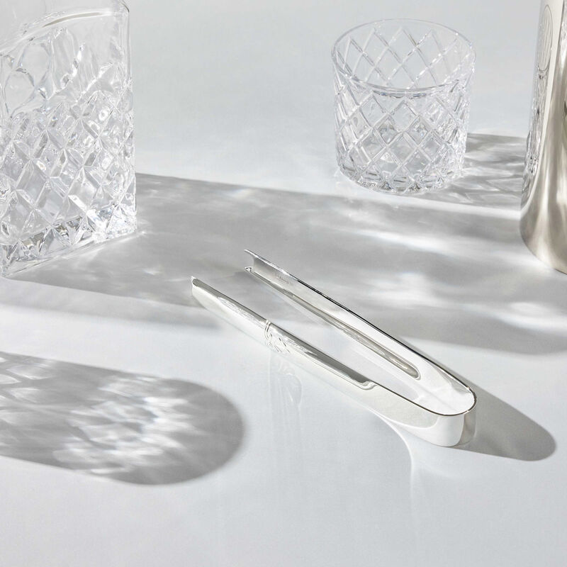 Malmaison Ice Tongs Silver Plated christofle malmaison ice tongs silver plated