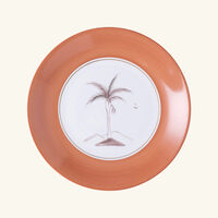 Bamboo Colonies Dinner Plate Round Pink 26cm marie daage bamboo colonies dinner plate round pink 26cm