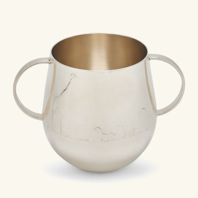 كريستوفل فنجان سافان للأطفال الرضع باللون الفضي