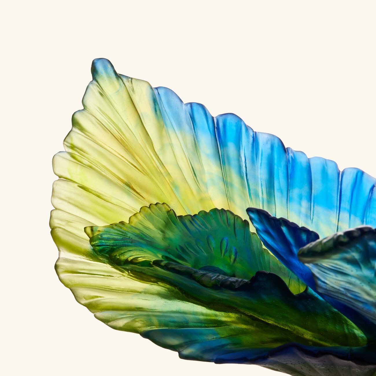 دوم قطعة ديكور فلور دو باون إكزوتيك باللون الأخضر   إصدار محدود