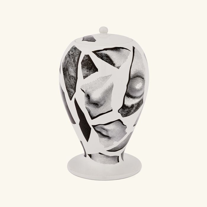 fornasetti cocci vase medium white