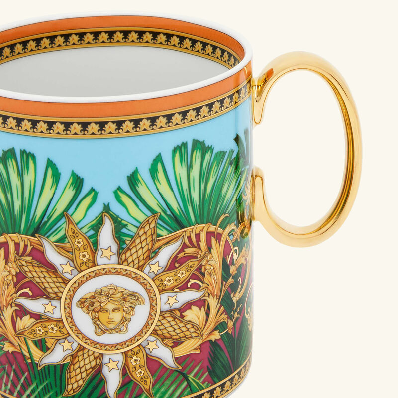 Jungle Animalier Mug Blue versace jungle animalier mug blue