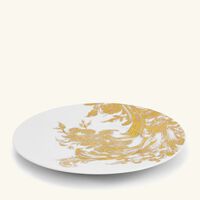 هافيلاند طبق الخبز والزبدة ستانيسلاس دائري باللون الذهبي 16 سم