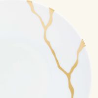 bernardaud kintsugi bread   butter plate round white 16cm