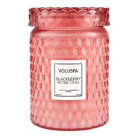Blackberry Rose Oud Glass Candle, small