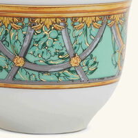 versace scala del palazzo arabic coffee cup green set of 6