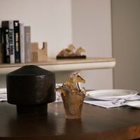 daum cavalcade pencil holder brown