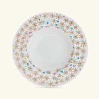 bernardaud feerie michael cailloux soup plate round pink 22cm