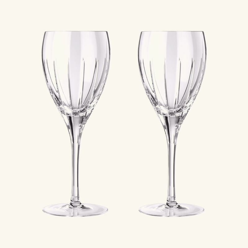 Iriana Wine Glass Set Of 2 Clear christofle iriana wine glass set of 2 clear