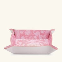Barocco Trinket Tray Square Small Pink versace barocco trinket tray square small pink