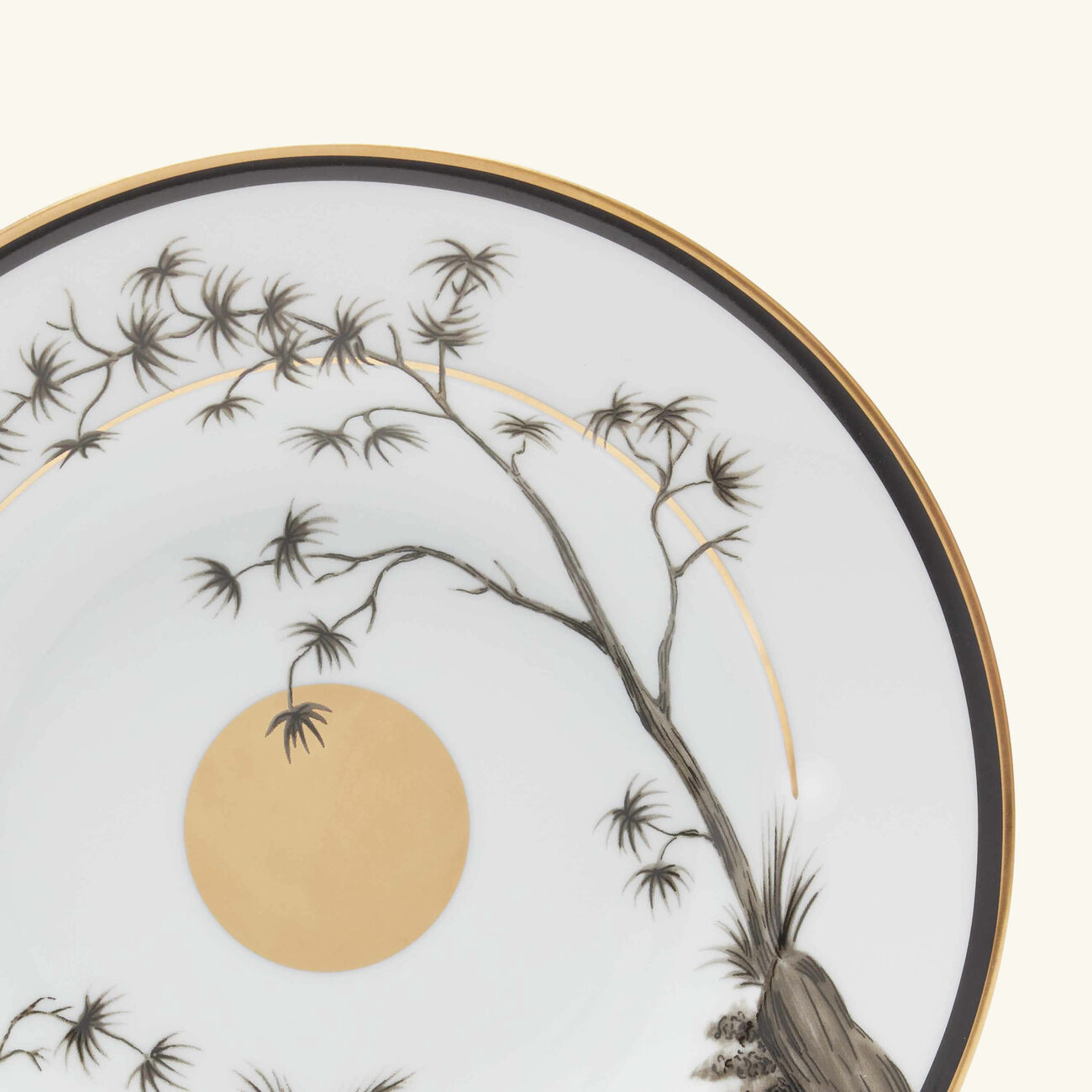 Vieux Kyoto Soup Plate Black 22cm pinto paris vieux kyoto soup plate black 22cm