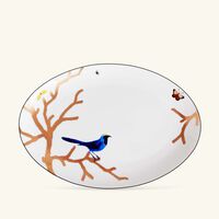 bernardaud aux oiseaux cake stand 3 tier gold