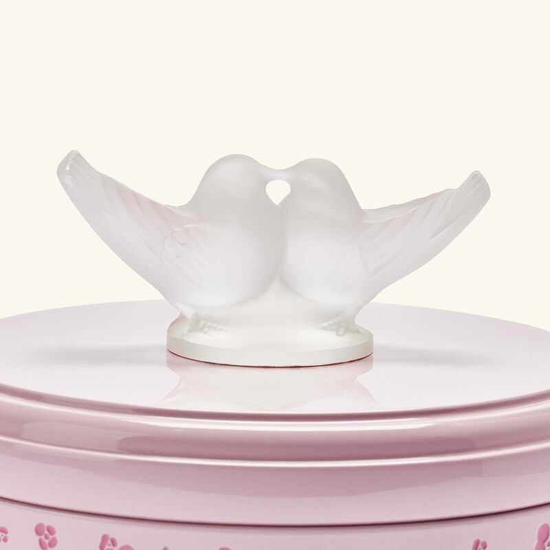 lalique fleurs de cerisier box medium pink