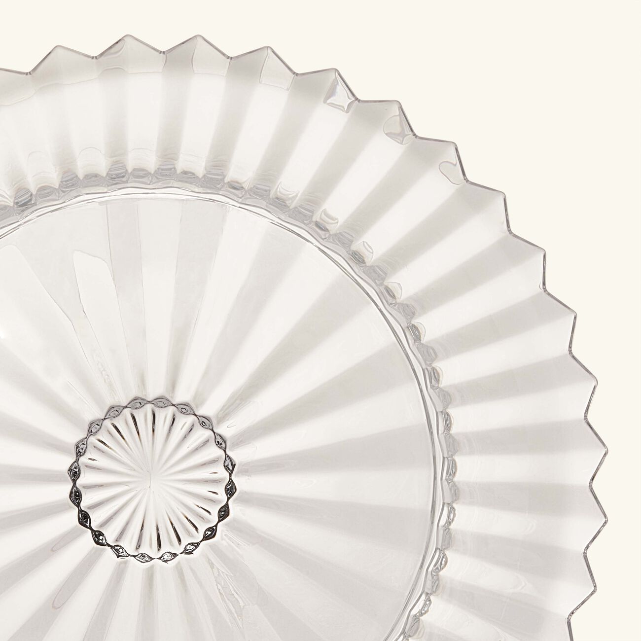 baccarat mille nuits salad plate round clear 19cm