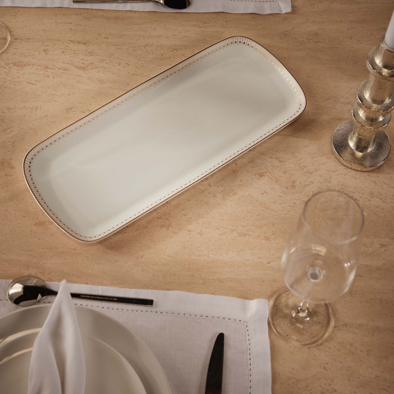 christofle malmaison imp riale cake platter gold
