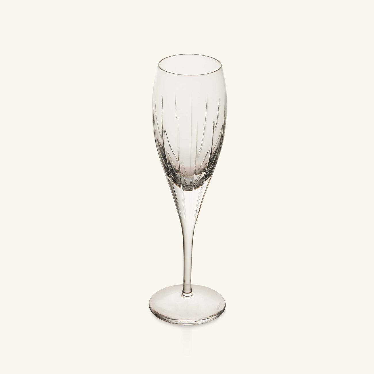 christofle iriana champagne glass clear