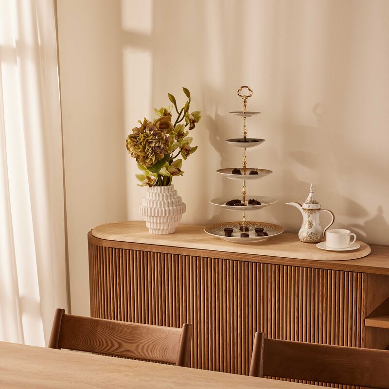 Souffle d'Or 5 Tier Cake Stand haviland souffle d or 5 tier cake stand