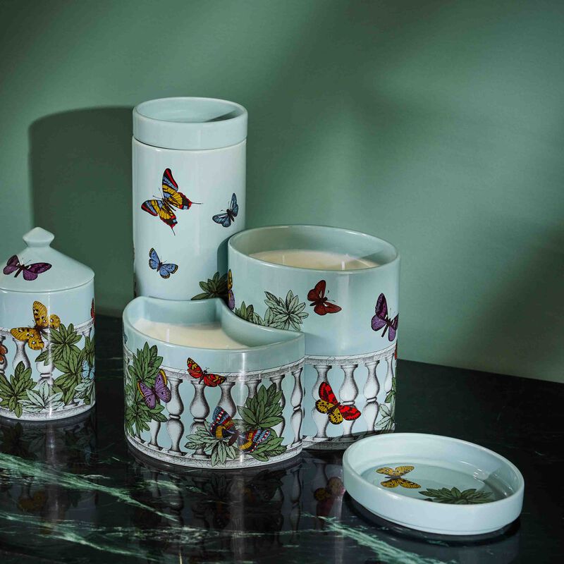 fornasetti farfalle e balaustra candle 1kg