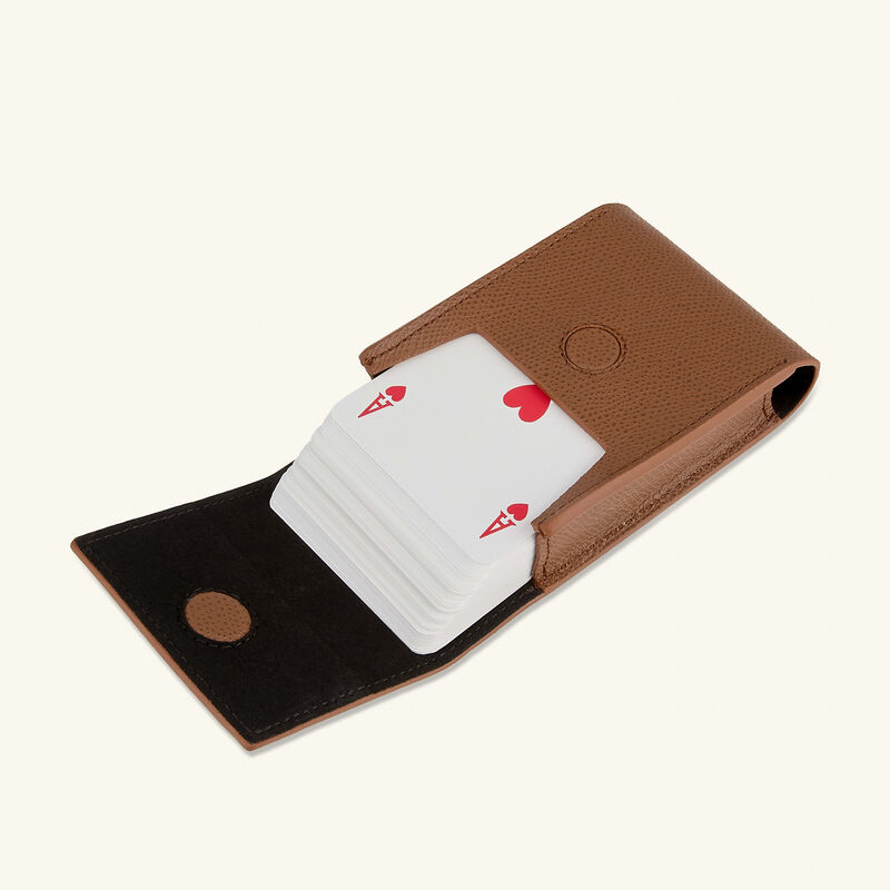 Playing Card Leather Pochette giobagnara playing card leather pochette