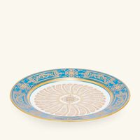 bernardaud aux rois salad plate round blue 21cm