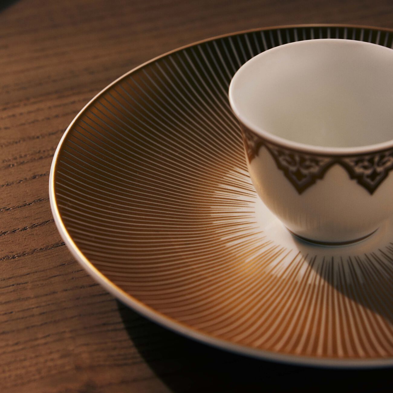 bernardaud venise arabic coffee cup gold