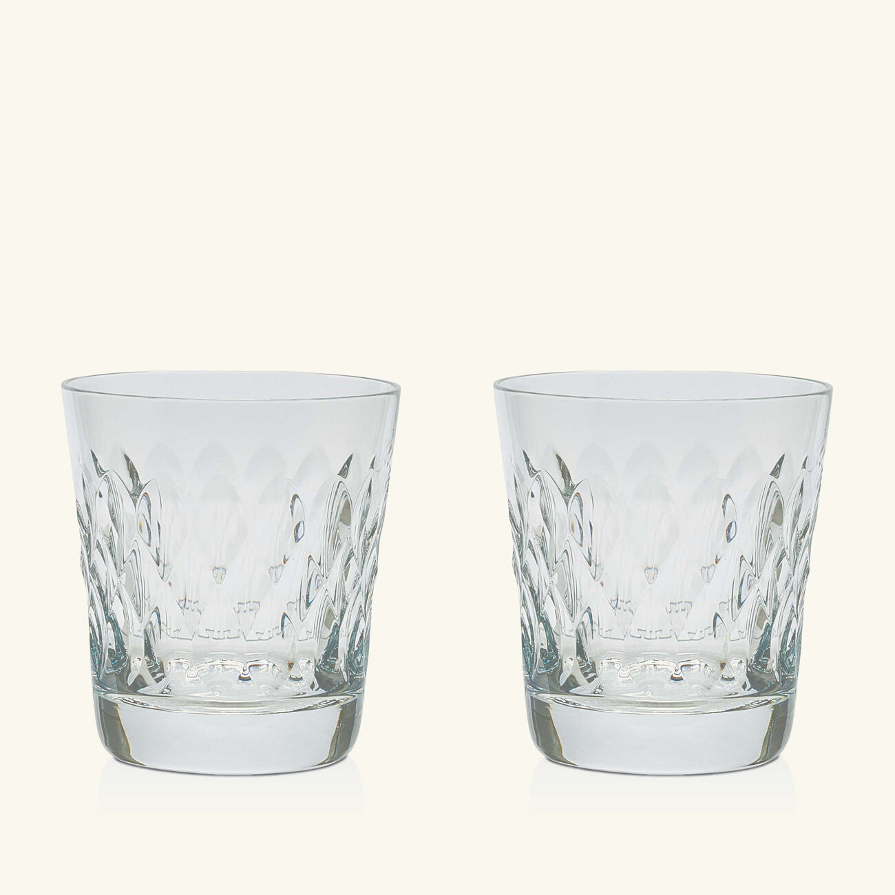 baccarat armagnac drinking glass clear set of 2