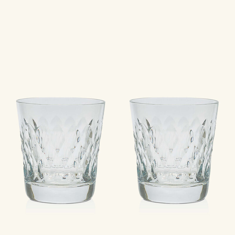 baccarat armagnac drinking glass clear set of 2