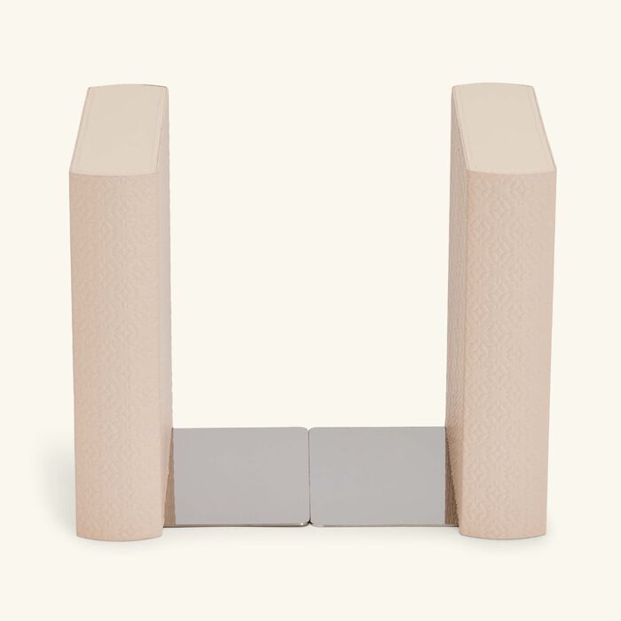 Elie Saab Monogram Bookends Torrone Beige giobagnara elie saab monogram bookends torrone beige