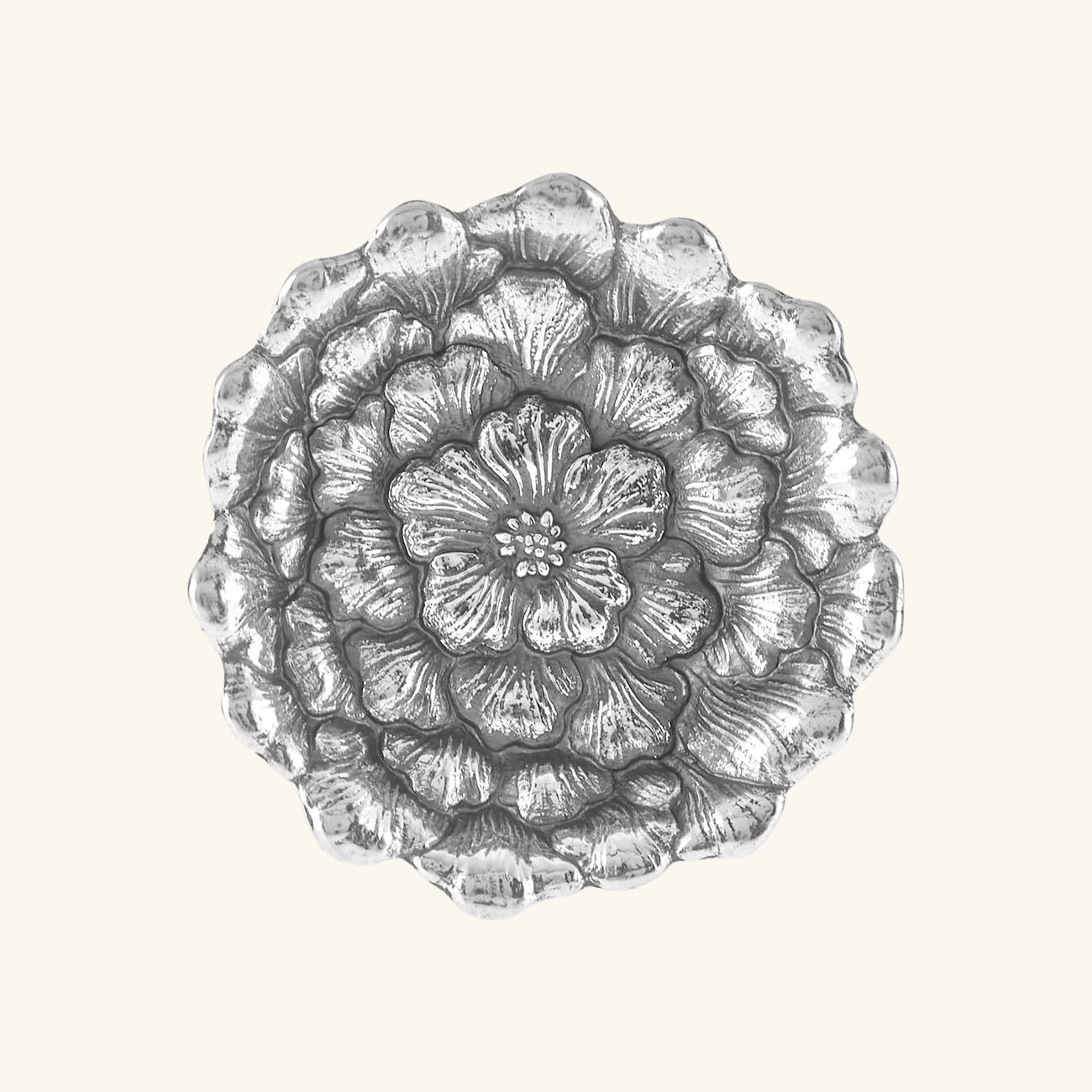 buccellati gardenia flower bowl small silver