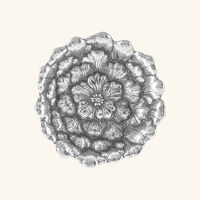 buccellati gardenia flower bowl small silver