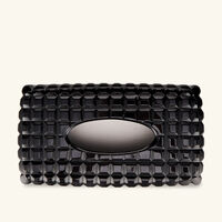 Luxe Tissue Box Black mario cioni c luxe tissue box black