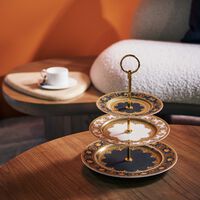 I Love Baroque Etagere Cake Stand 3 Tier Black versace i love baroque etagere cake stand 3 tier black