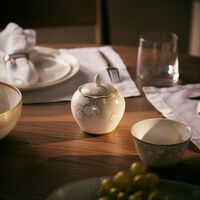bernardaud reves sugar bowl white