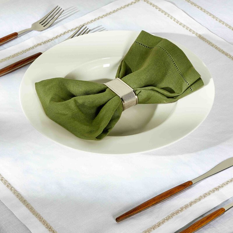 Feliz Napkin Green catherine denoual feliz napkin green