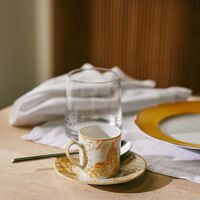 Tout Paris Coffee Cup & Saucer Yellow bernardaud tout paris coffee cup saucer yellow