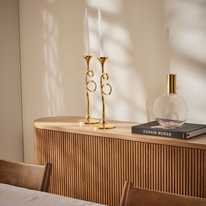 l objet evoca candle holder gold set of 2