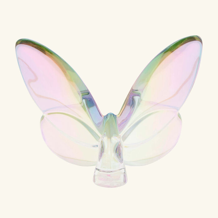 baccarat papillon lucky butterfly figurine mini iridescent clear