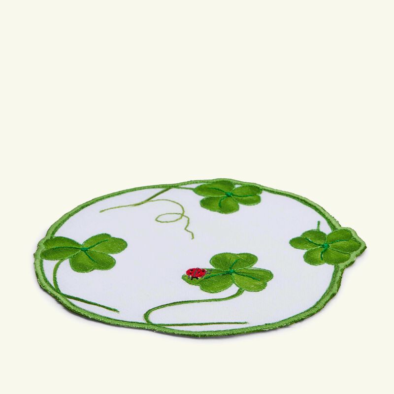 Lucky Coaster Green Set Of 4 atelier houriatazi lucky coaster green set of 4