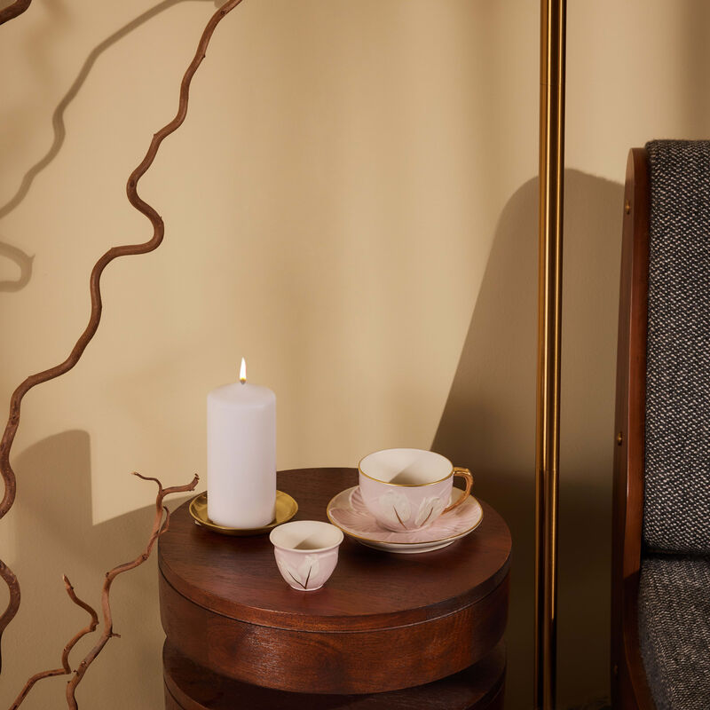 Tulip Arabic Coffee Cup Pink villari tulip arabic coffee cup pink