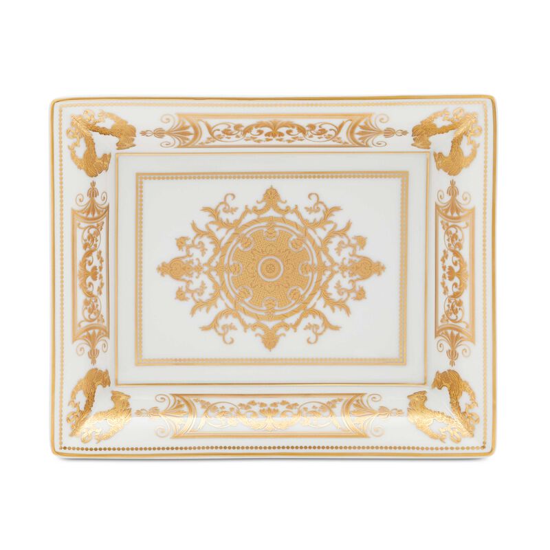 Aux Rois Ashtray Rectangular Gold bernardaud aux rois ashtray rectangular gold