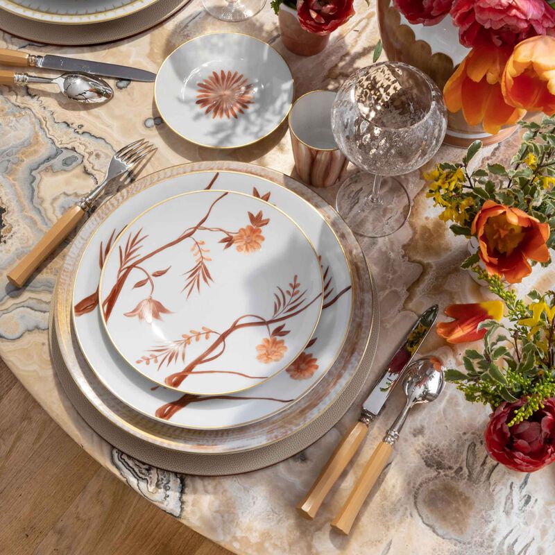 طبق الحلويات بوكيه دو في دائري برتقالي 21 سم ماري داج طبق الحلويات بوكيه دو في دائري برتقالي 21 سم